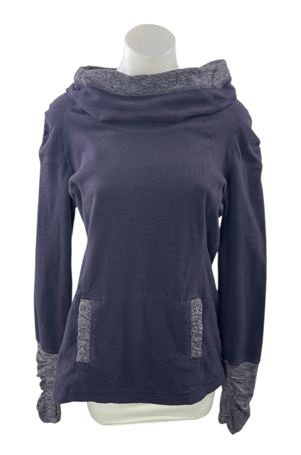 Lululemon Apres Run Pullover Women's Purple Hoodie Hooded Sweater Top Size 10 - Image 1