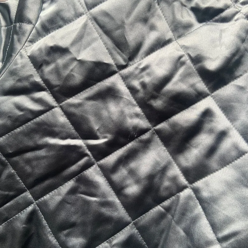 Grey forever 21 quilted bomber - Image 5