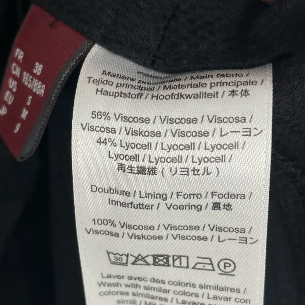 Comptoir Des Cotonniers Women's Black Sleeveless Reversible Elegant Dress Size S - Image 13