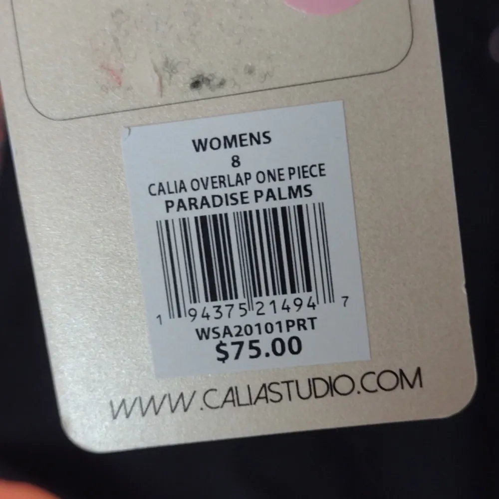 Calia overlap one piece paradise palm swimsuit 8 Green - Image 4