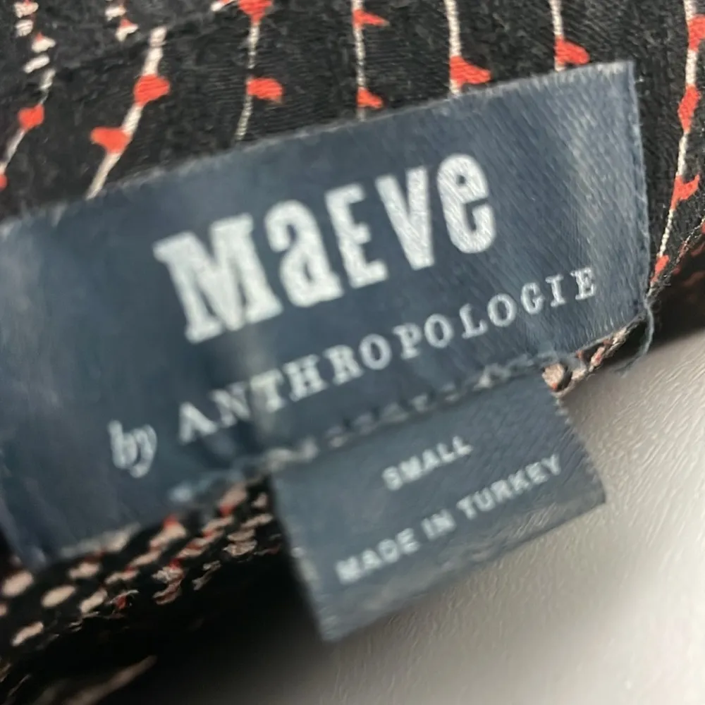 Maeve by Anthropologie Tania Tiered Boho Harper Tunic Dress V-Neck Short Sleeve - Image 10