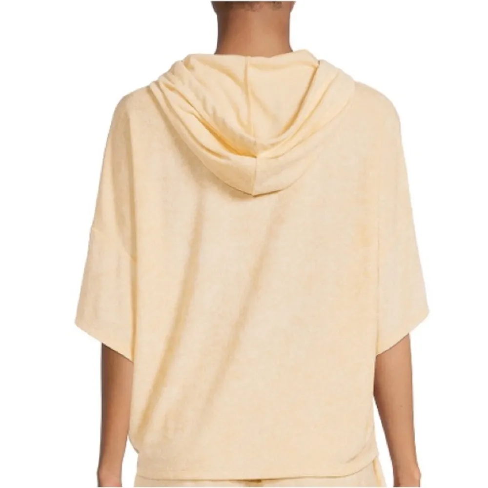 SECRET TREASURES Womens Terry Sleep Leisure Hoodie Size XS 0-2 Baggy Cropped New - Image 2