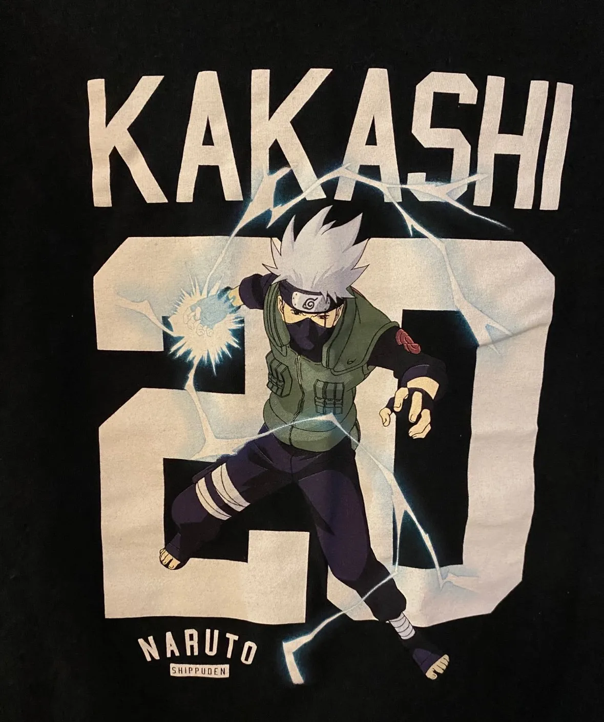 2007 Naruto Shippuden Kakashi Hatake T Shirt Size M - Image 2