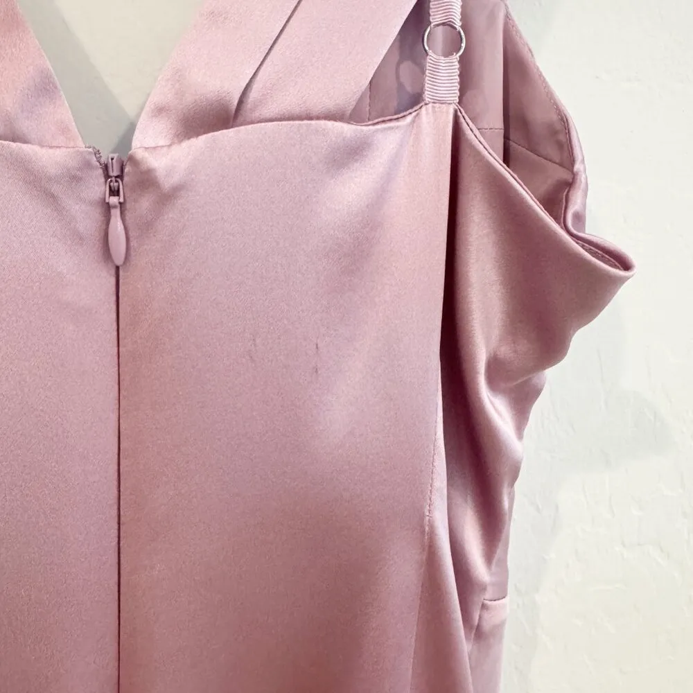 Fleur Du Mal Silk Cocktail Dress in Lavender Party Romantic Fairy Event‎ Size 2 Purple - Image 9