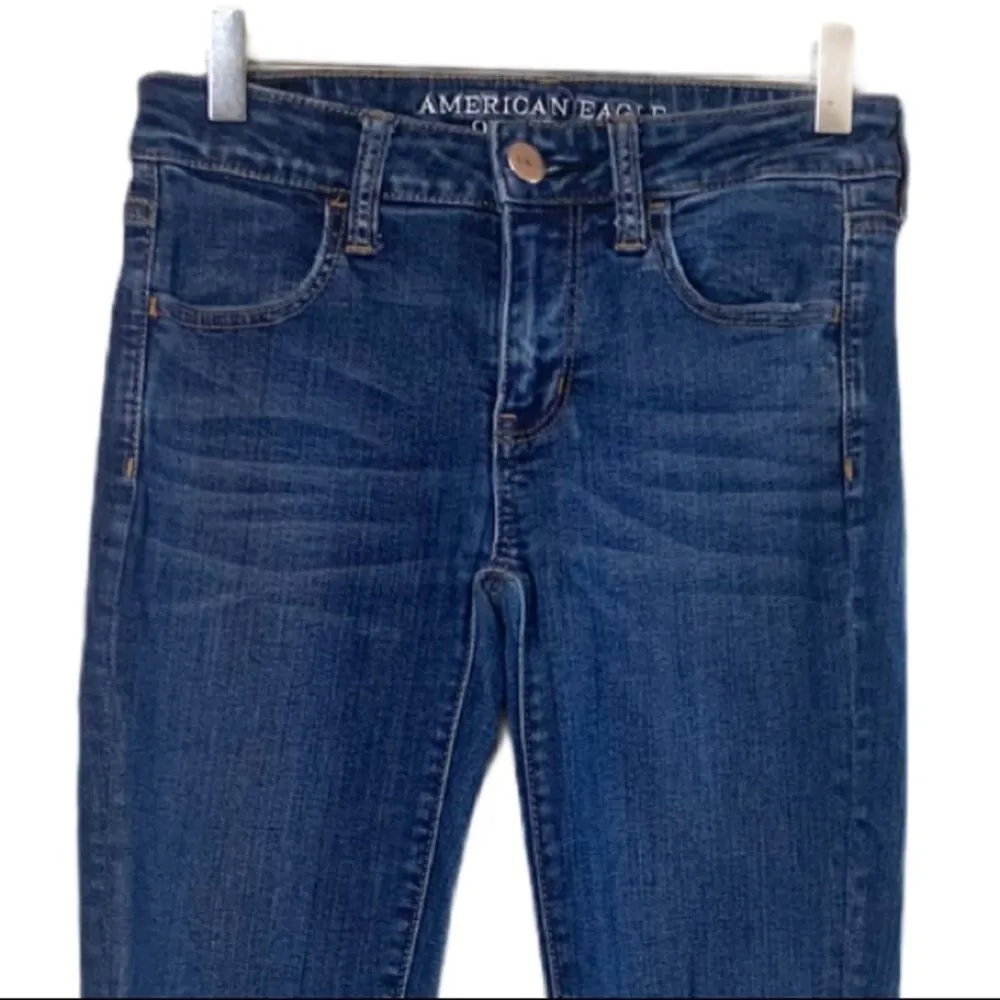 American Eagle Women's Jeans AEO Distressed Skinny Ankle Jegging Size 2 Short - Image 4