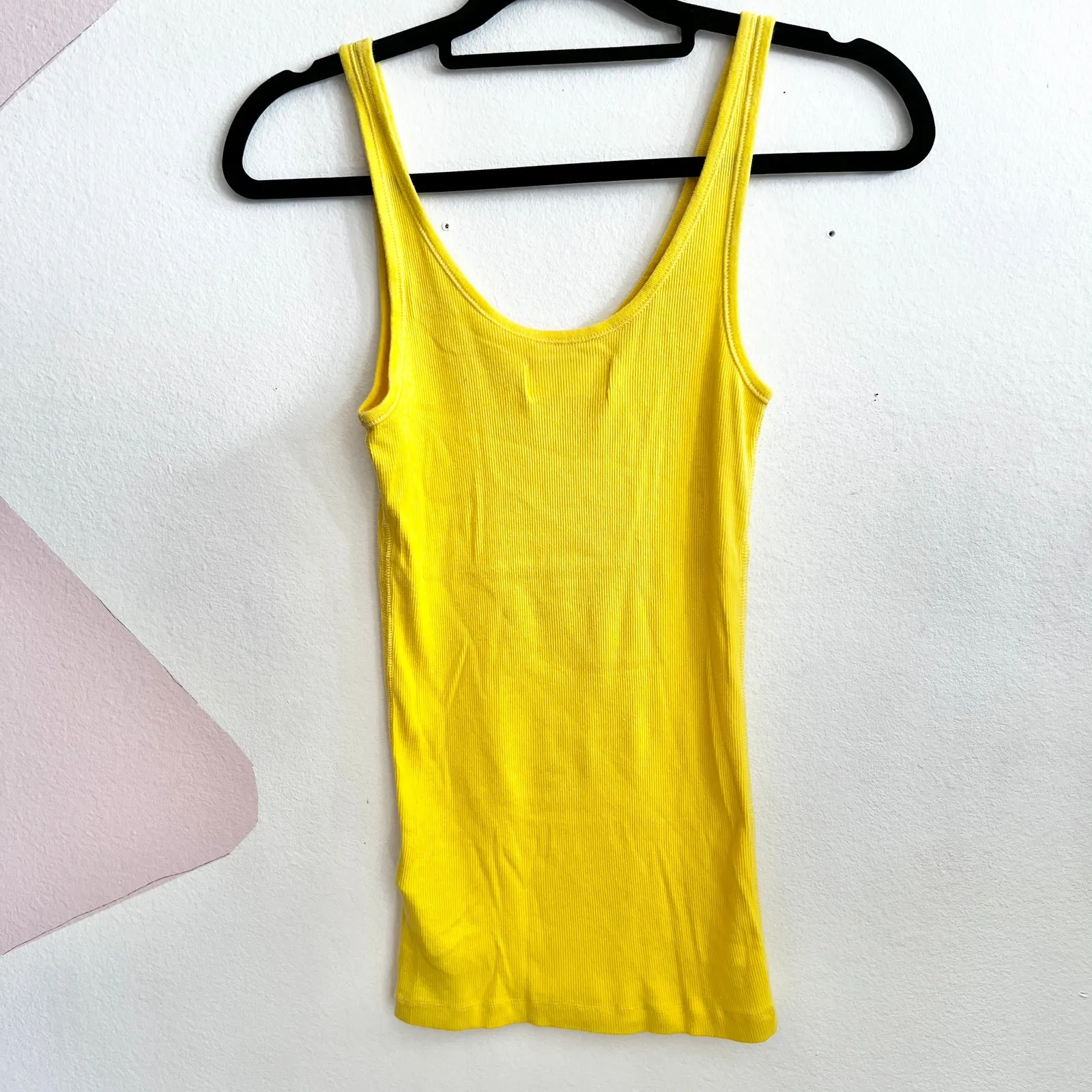 Abercrombie & Fitch Y2K Ribbed Long Line‎ Stretchy Tank Top Layering Preppy - Image 2