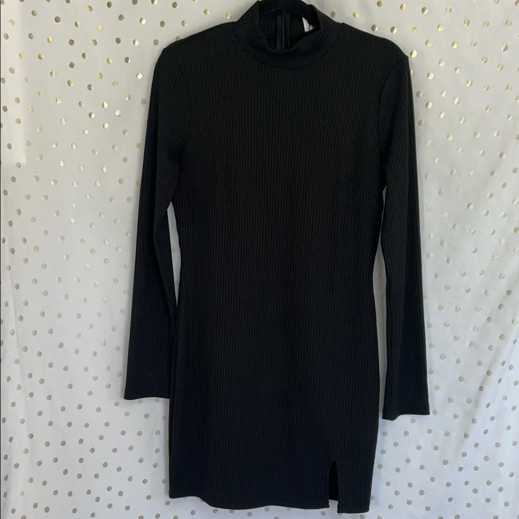 Princess Polly  Black Long Sleeve Dress - Image 2