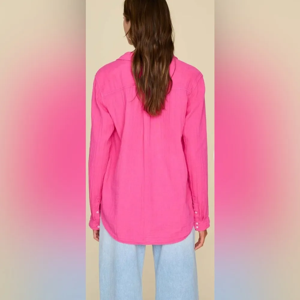 XIRENA SCOUT SHIRT PINK MEDIUM - Image 4