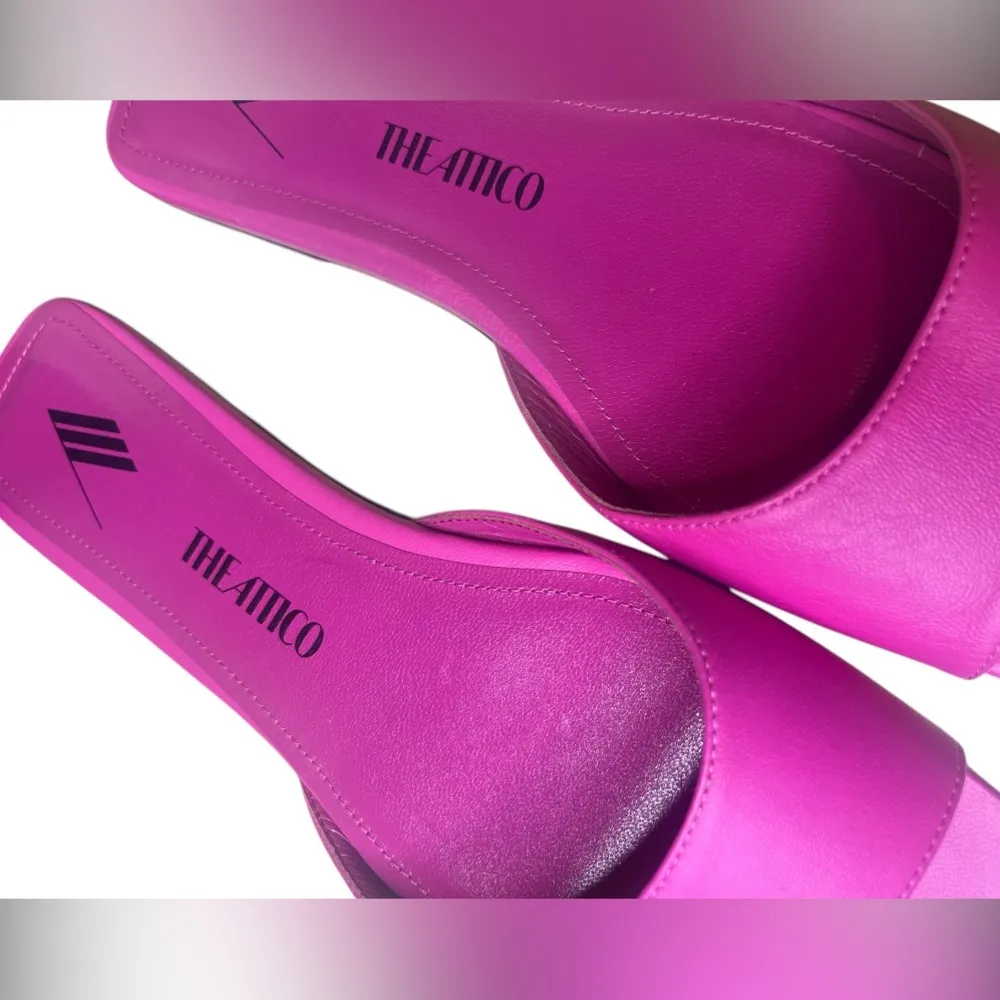 NWOT The Attico Pink Devon Flat Sandals SIZE 8 (39) - Image 7