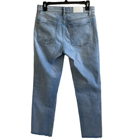 Pistola Charlie High Rise Straight Leg Side Leg Zipper Utopia Jeans‎ Size 27 - Image 7