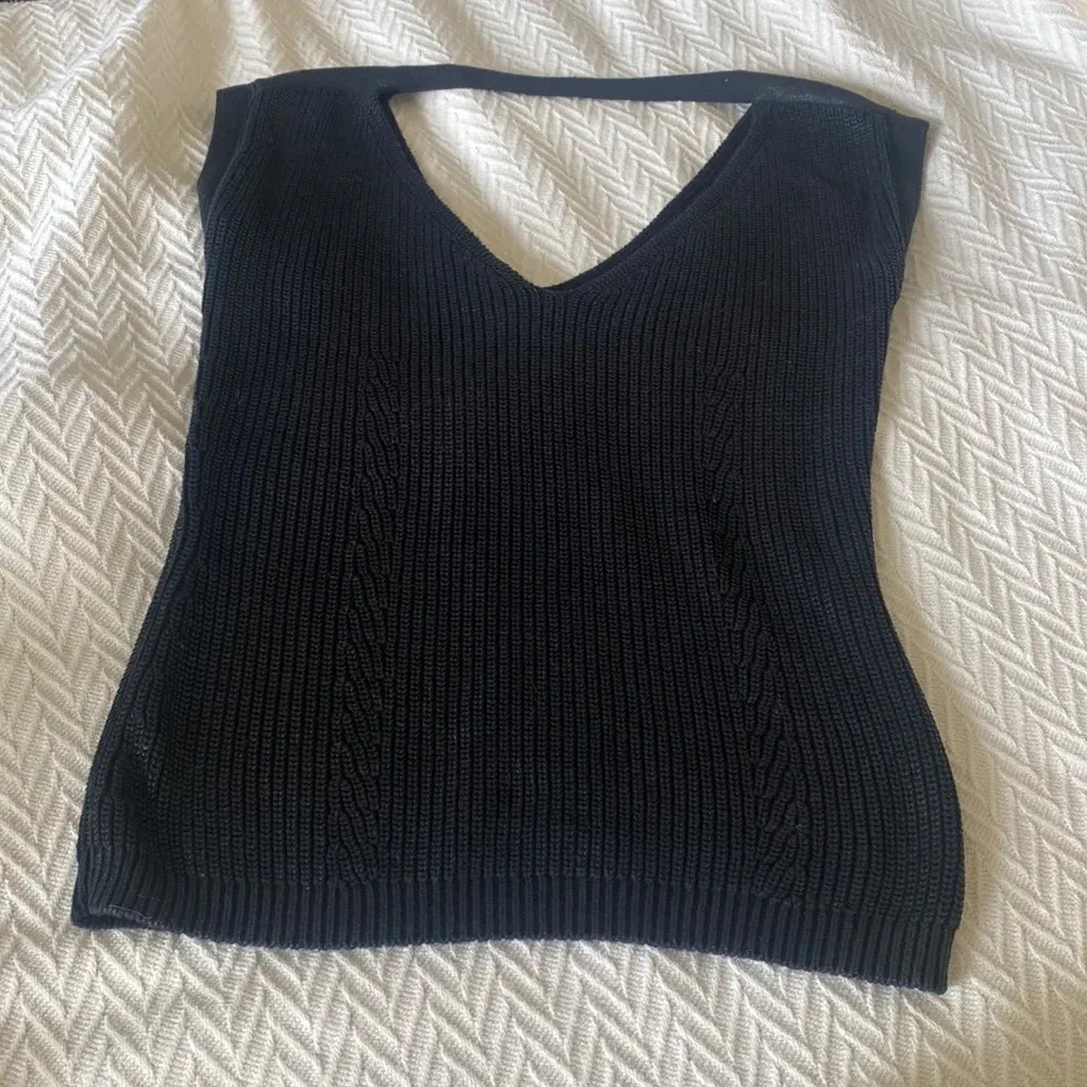 Armani exchange metallic knit heavy weight sweater top - Image 2