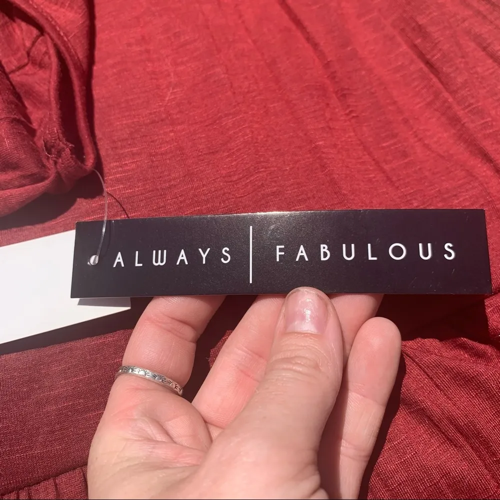 Absolutely Famous Red Wine Tank Top; small women’s - Image 8