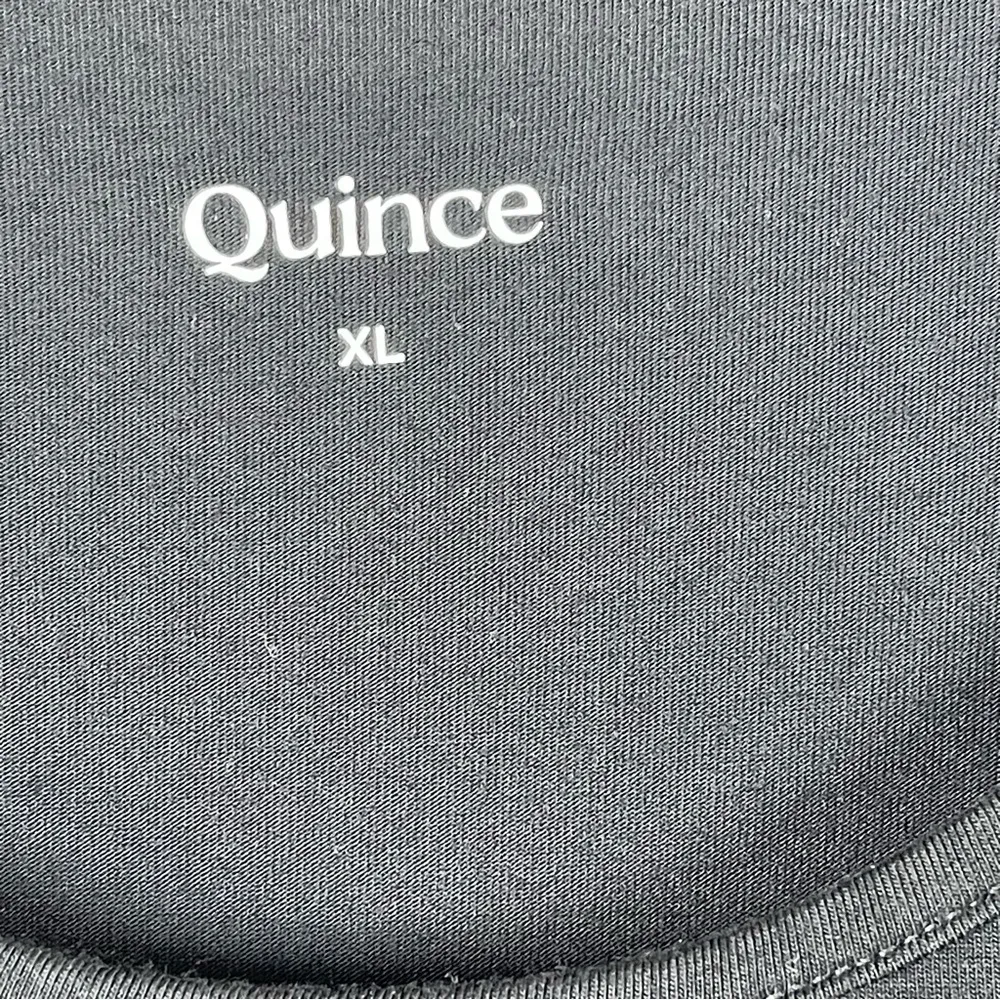 Quince Bamboo Jersey Maternity & Nursing Launge Black Dress SZ:XL - Image 10