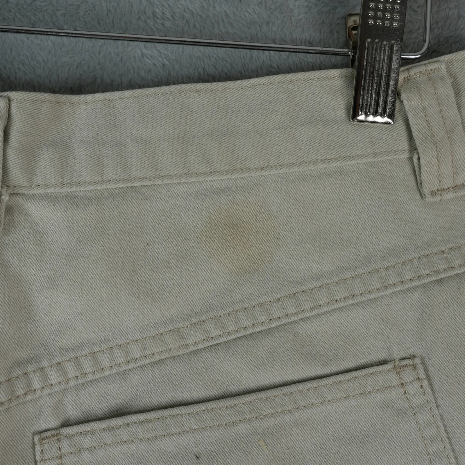 Lee Riveted Cargo Shorts Womens 10 Medium (29x4,5) Tan Cotton High Rise Mom - Image 3