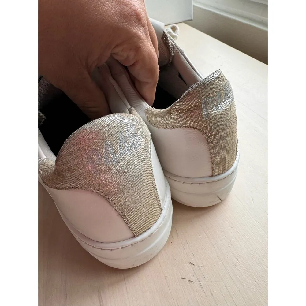 P448 gray and silver Thea Platform Sneaker (Women) size 37 / US 7 - Image 10