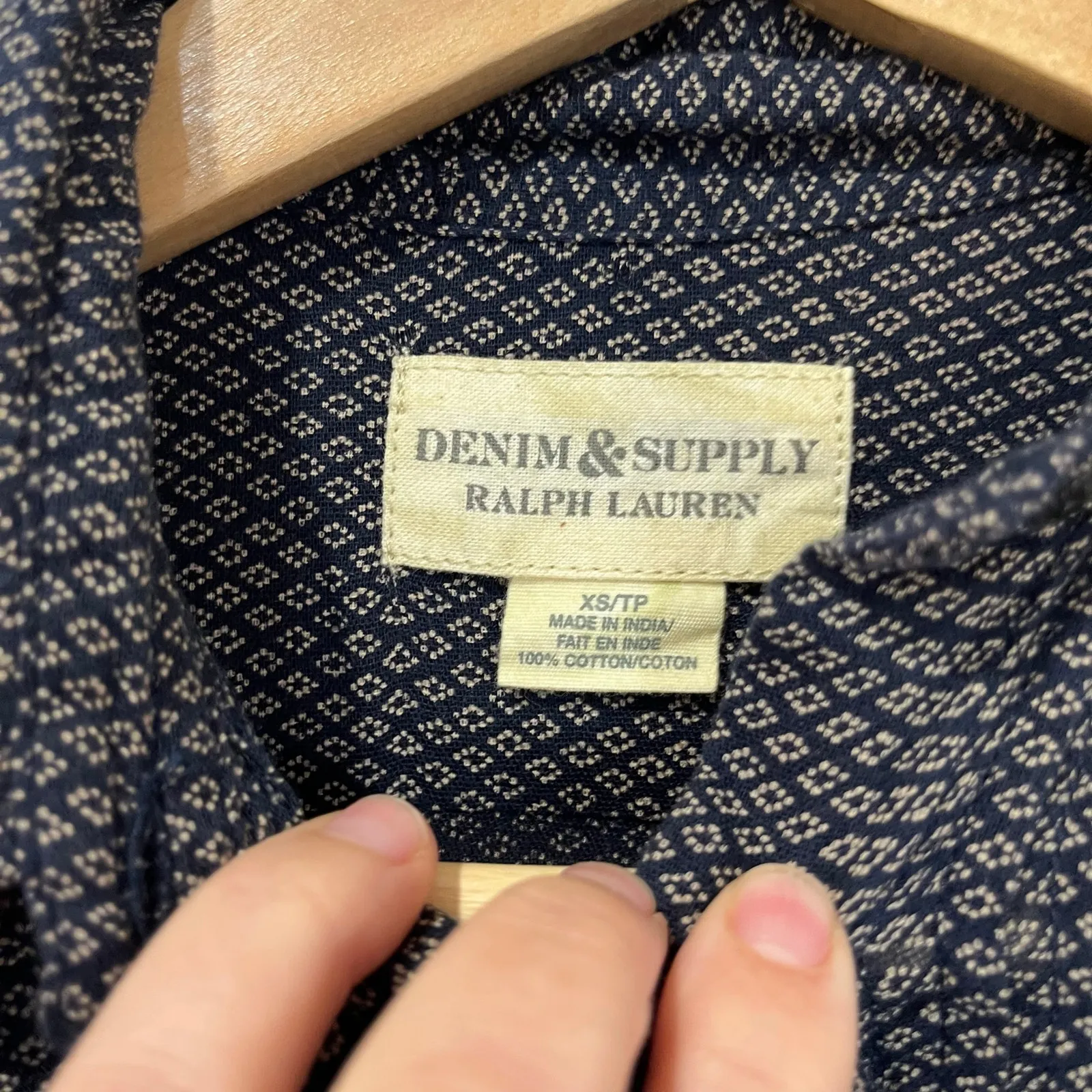 Denim & Supply Ralph Lauren Tiered Long Sleeve Collared Boho Mini Dress XS - Image 7