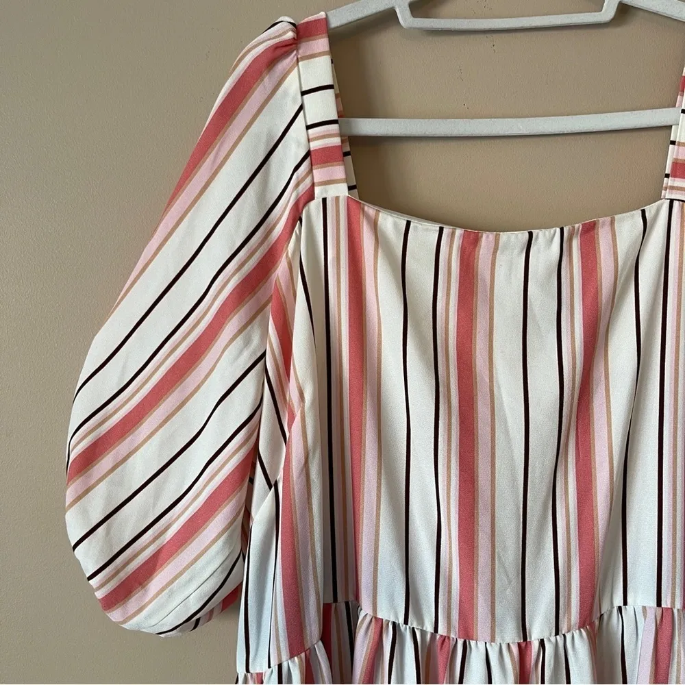 GABBY SKYE | Striped Balloon Sleeve Tunic Dress Sz 22W - Image 5