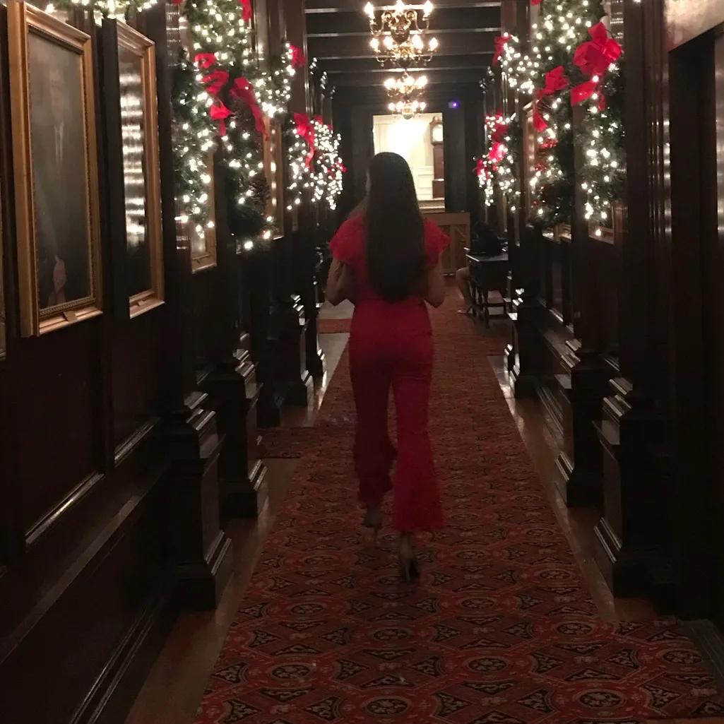 Spence size 8 Jumpsuit Red - Image 7