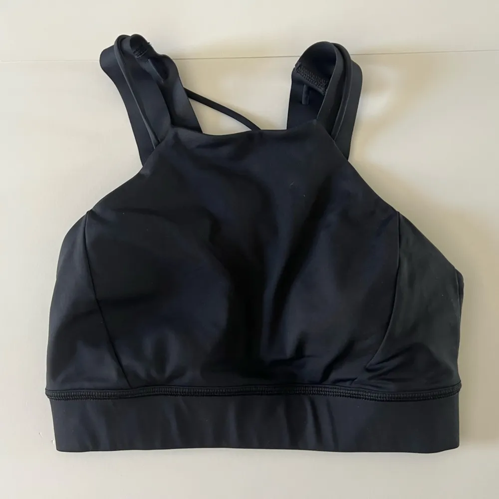 Lululemon Strong at Heart Bra Medium Support Black Women’s Sports Bra Size 6 - Image 5
