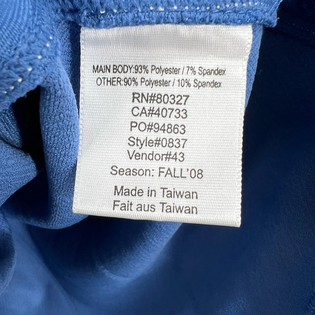 Pearl Izumi Women’s Cycling Jersey Blue Short Sleeve Half Zip Back Pockets XL - Image 5