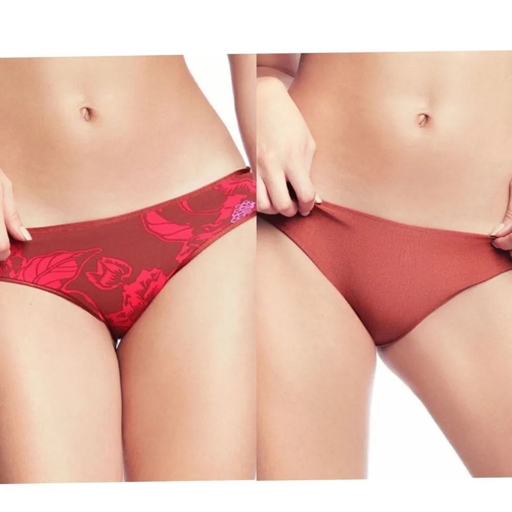 Maaji Sangria Sublime Reversible Signature Cut Bikini Bottom Sz L NWOT - Image 2