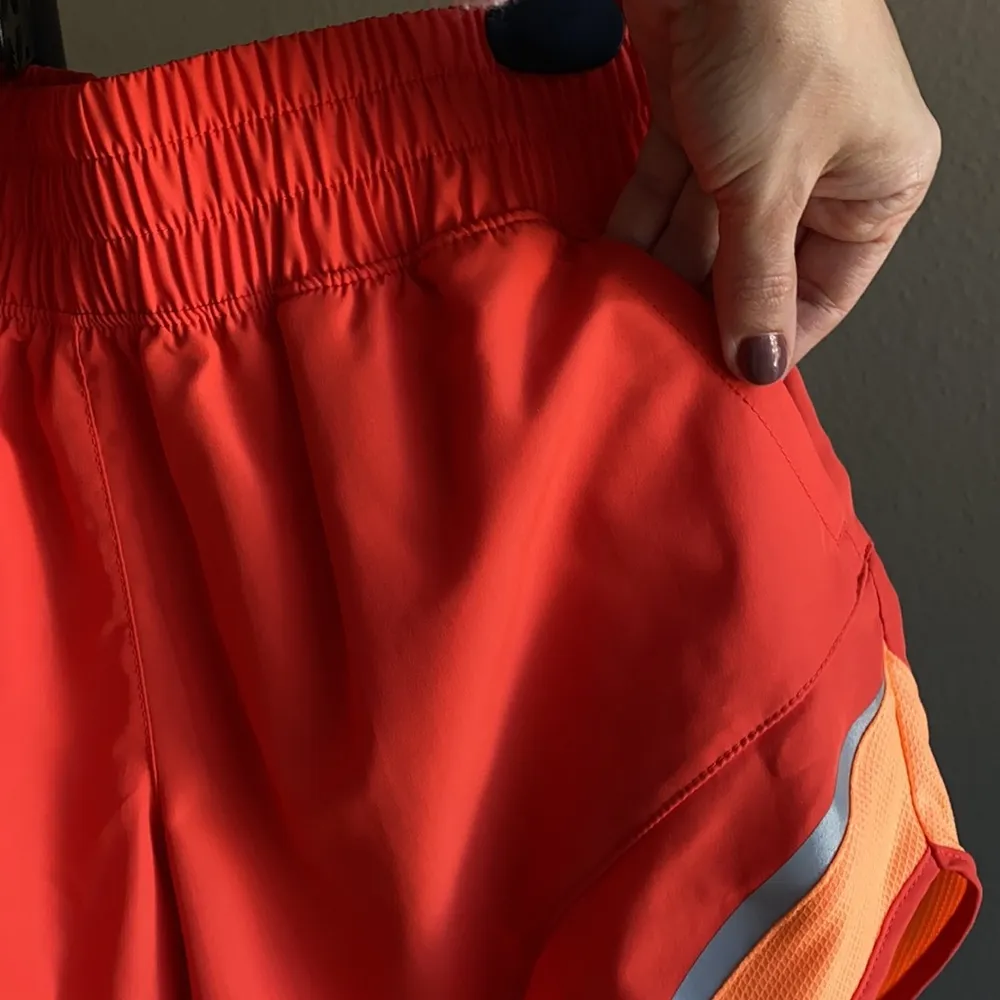 High visibility orange running shorts - Image 7