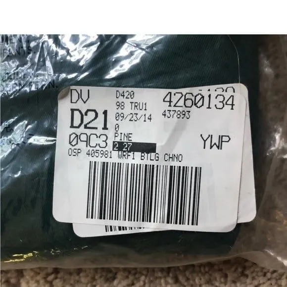 Lands’ End Women’s Dark Hunter Green Straight Leg Chinos/Pants Size 2 - Image 3