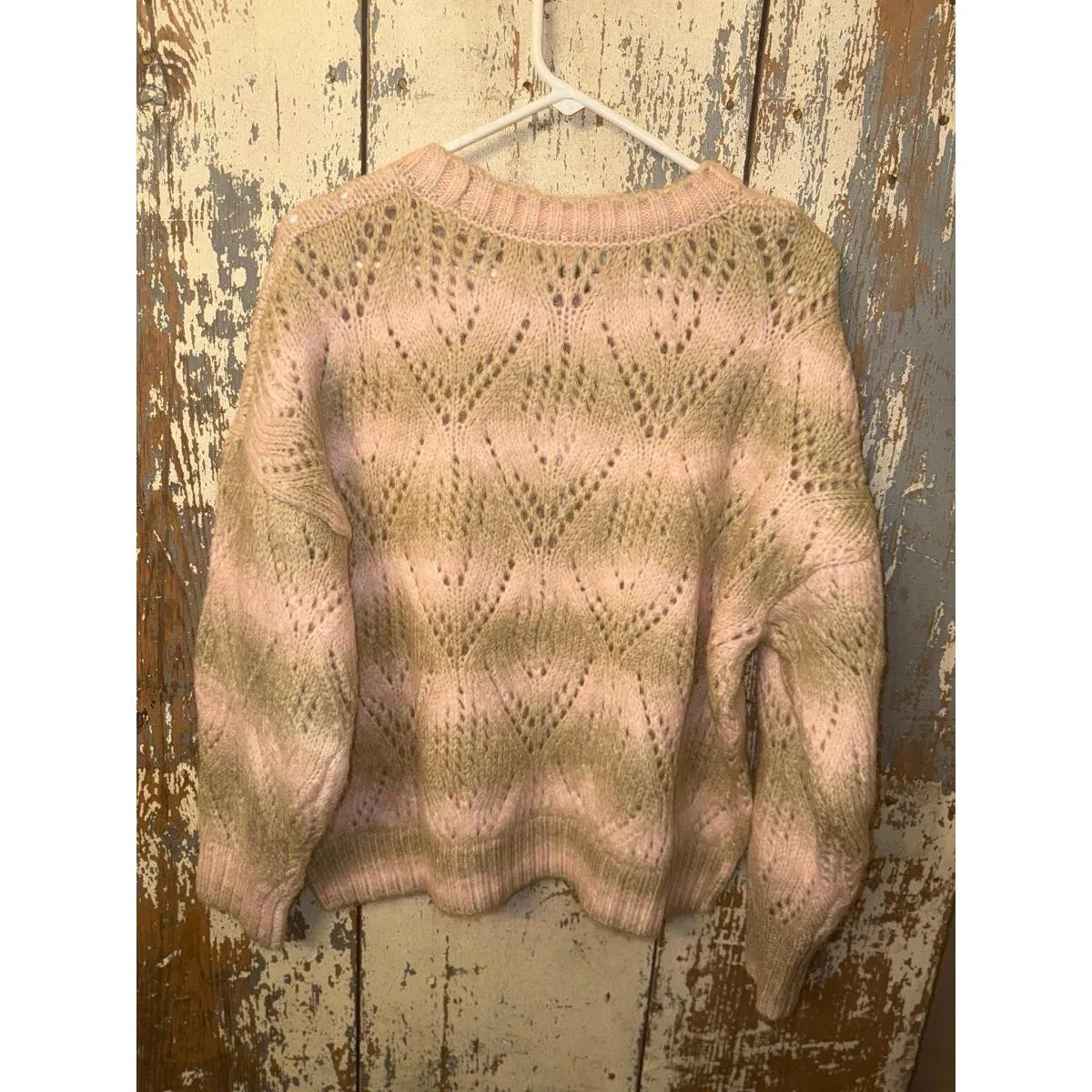 Sanctuary Pointelle Mockneck Sweater, NWT size XL - Image 4