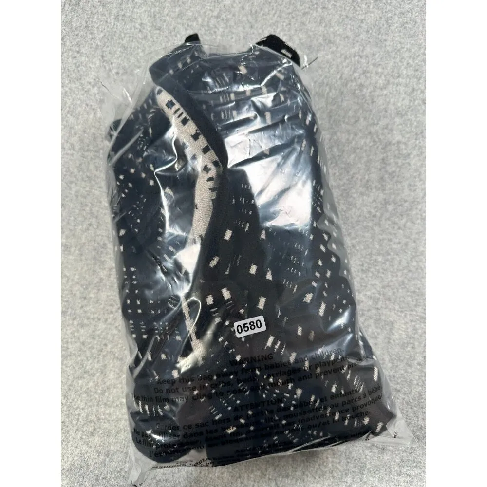 Ivanka Trump Womens Small Black Cream Open Front Cardigan Long Sleeve Abstract - Image 16