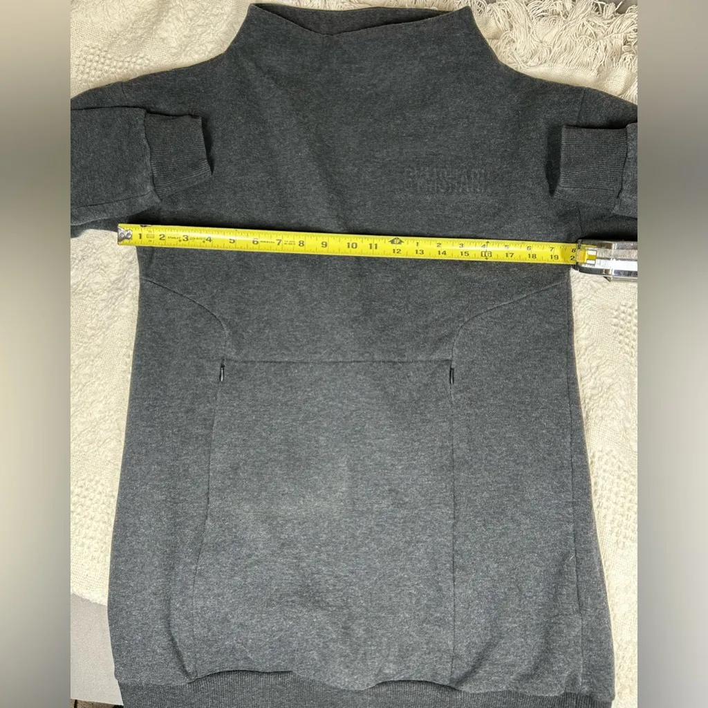 Gymshark Women's Size M So Soft Gray Mock Neck  Sweater - Image 3