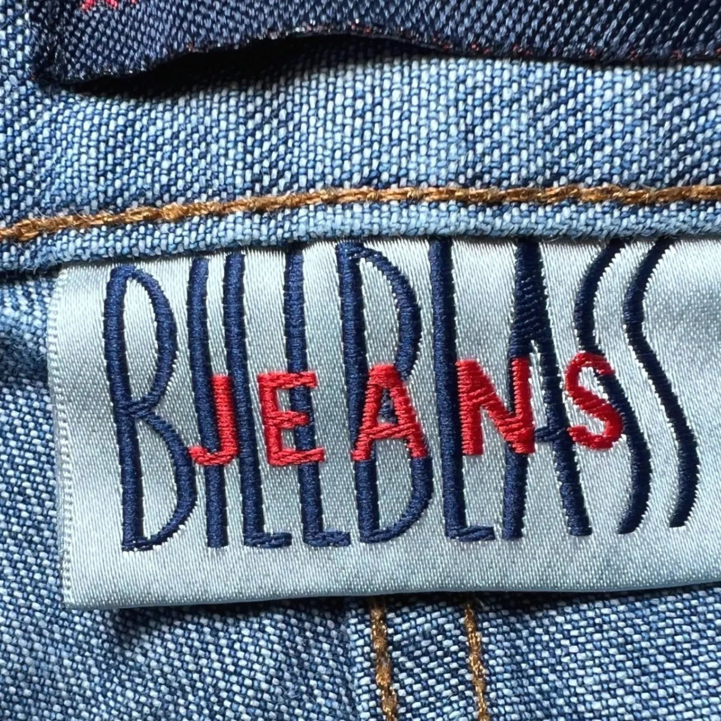 Bill Blass Vintage Blue Jeans Capri Pants Womens 12 Denim Wide Leg Cropped - Image 4