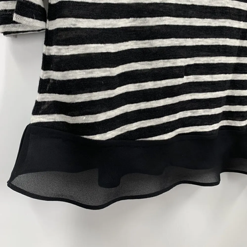 Lauren Ralph Lauren Linen Striped Blouse - Image 3