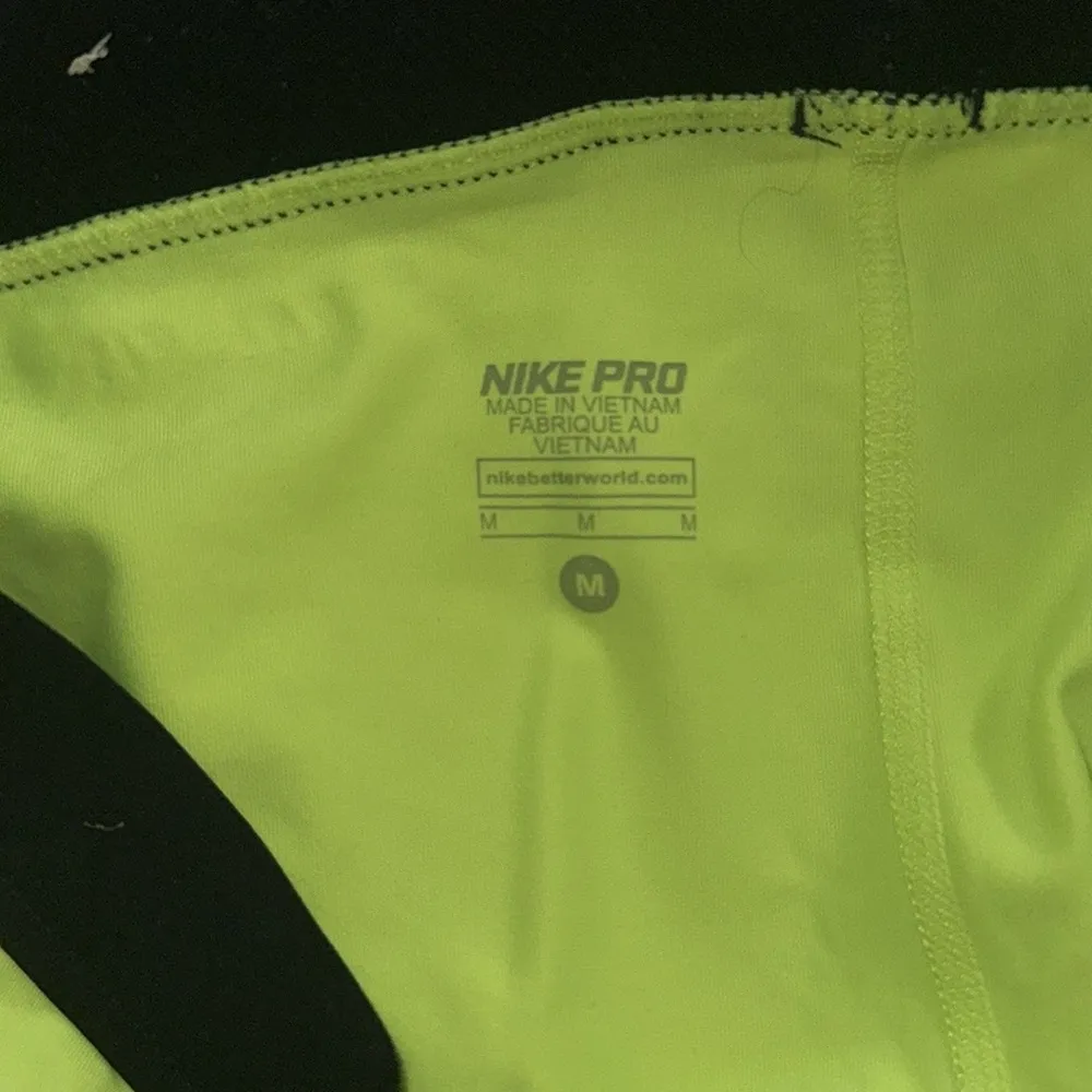 Neon Yellow Nike Pros 3” - Image 3