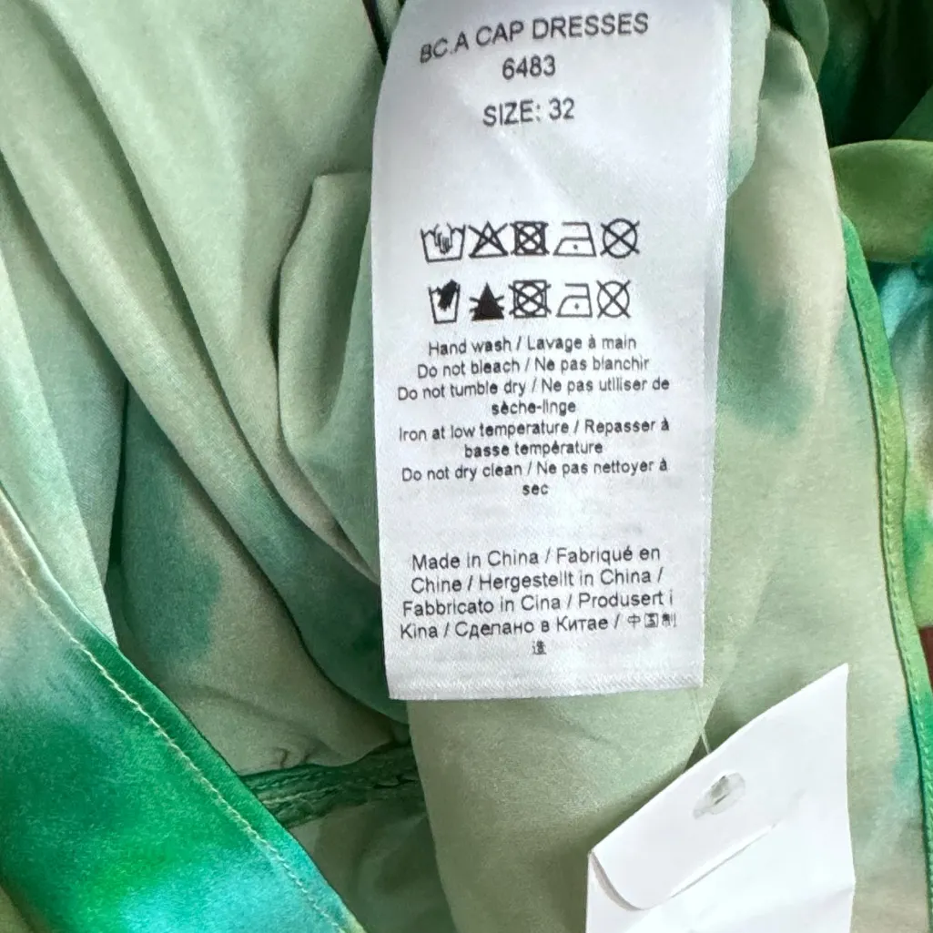 NWOT GANNI Organic Silk Satin Ruched Mini Dress - Image 11