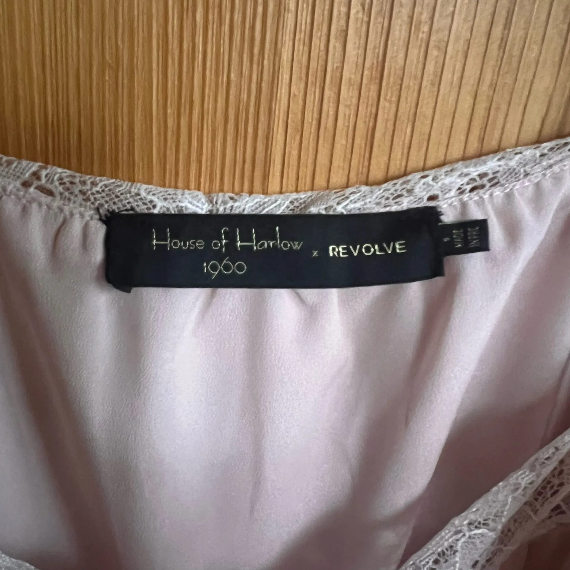 House of Harlow 1960 X Revolve Blush Pink Lace Romper - Image 10