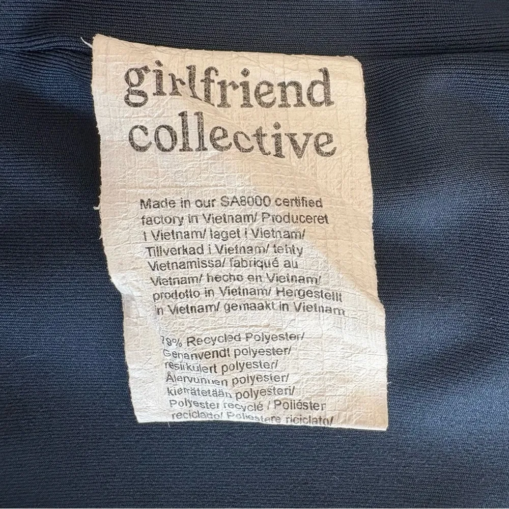 Girlfriend Collective Skyline Paloma Racerback Bra navy blue large - Image 9