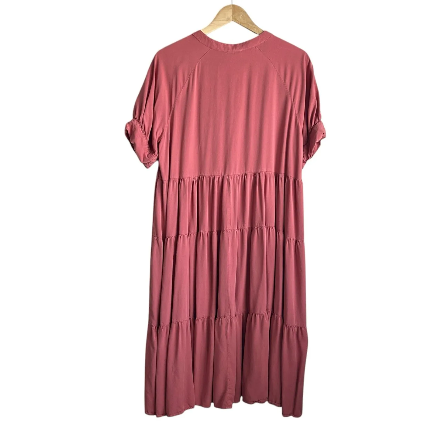 Wonderly Women Midi Dress PL Rose‎ Tier Boho Festival Modest Prairie Cottagecore - Image 3