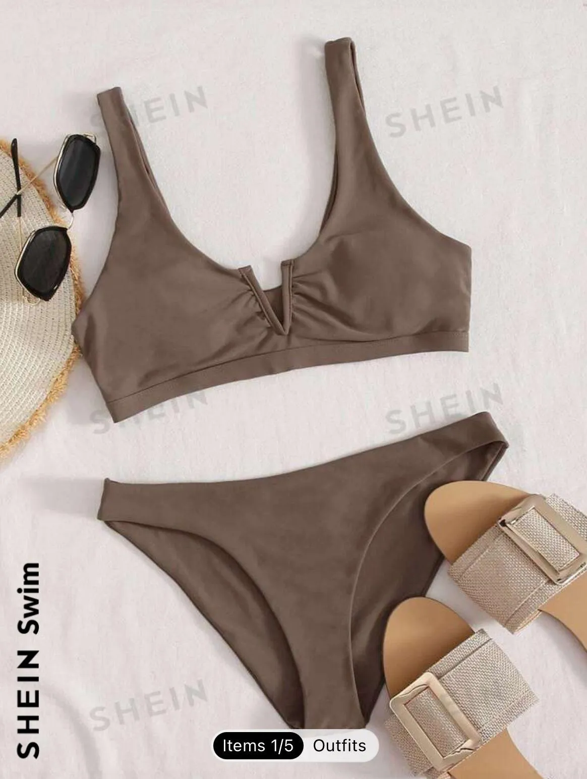 Brown Bikini Set - Image 2