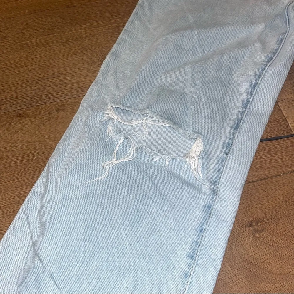 Rolla’s Heidi Jean Holiday Blue Organic High Rise Straight Leg - Image 4