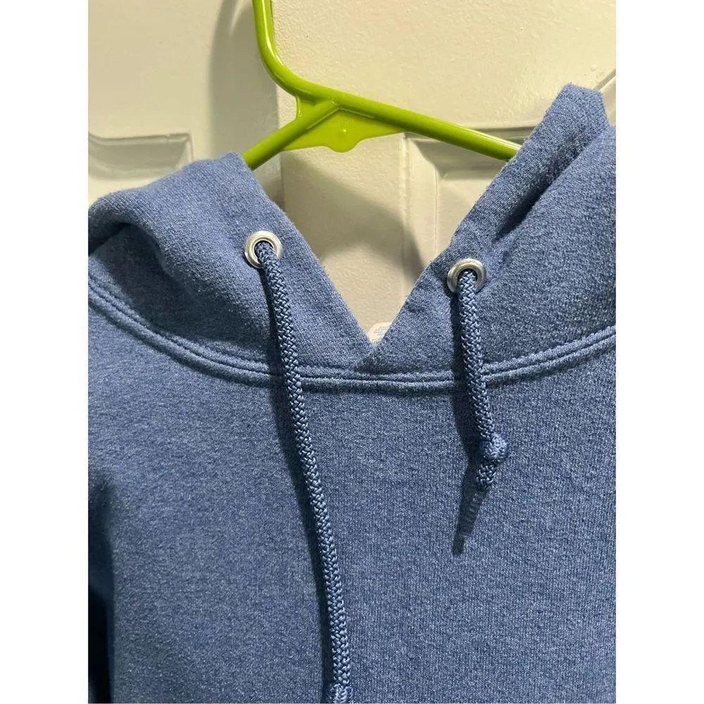 Vintage Ron Jon Surf Shop Small Hoodie Blue Life in the Slow Lane Beach - Image 3