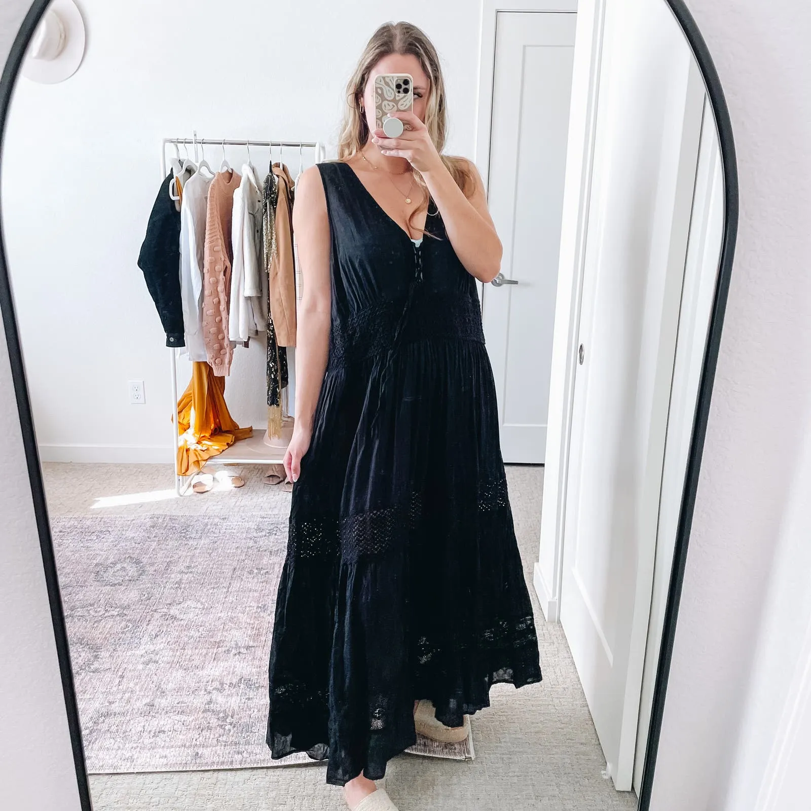 BLEU ROD BEATTIE Black India Bazaar Long Maxi Dress Cover Up - Image 4