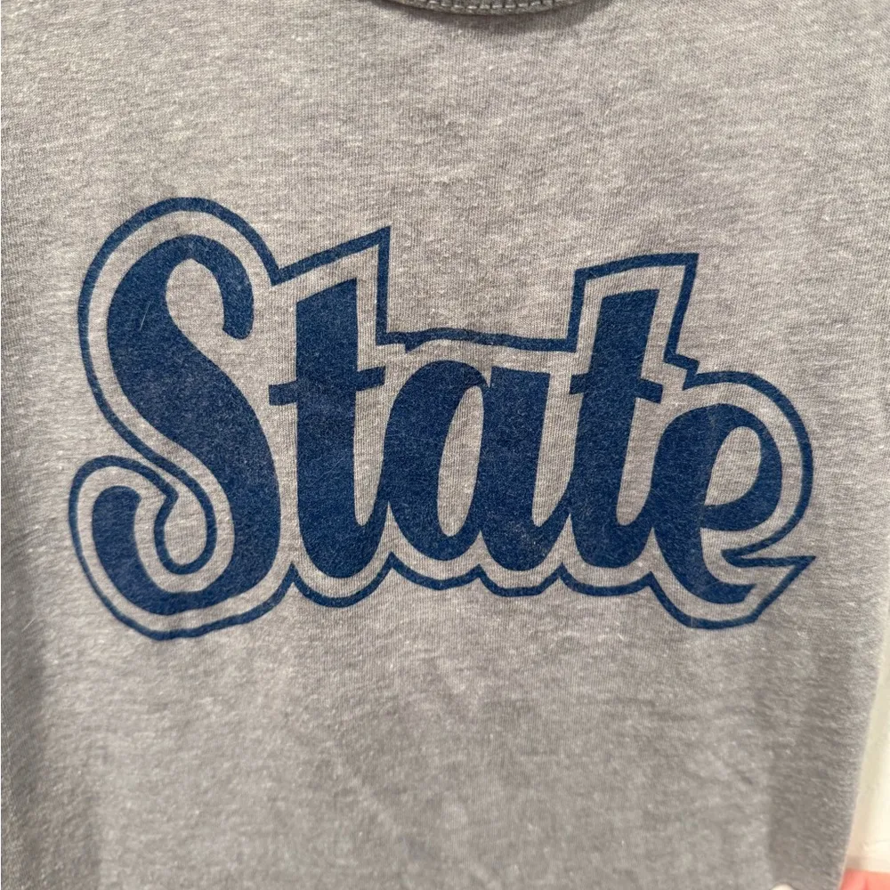 Penn State college racer back gray tank top - Image 3