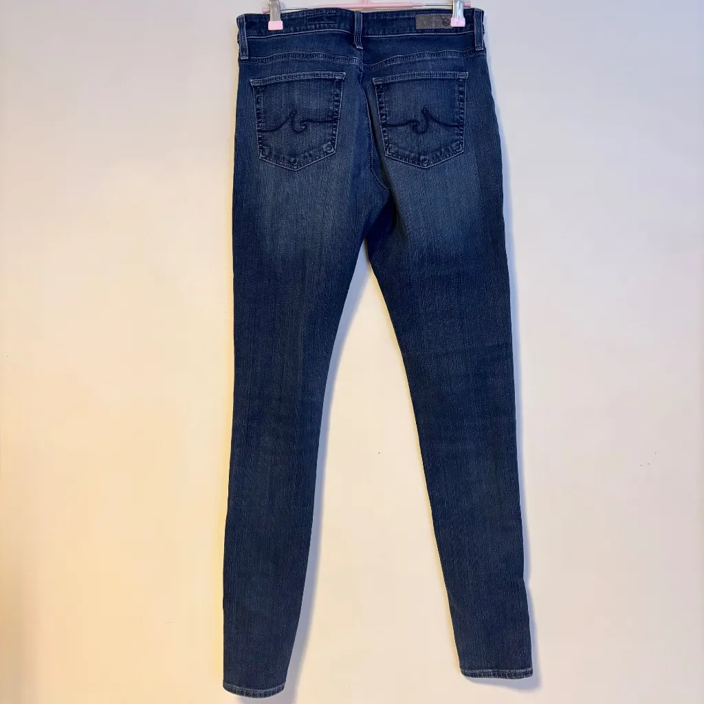 AG Adriano Goldschmied Farrah High Rise Skinny Jeans Dark Wash Womens Size 28 - Image 3