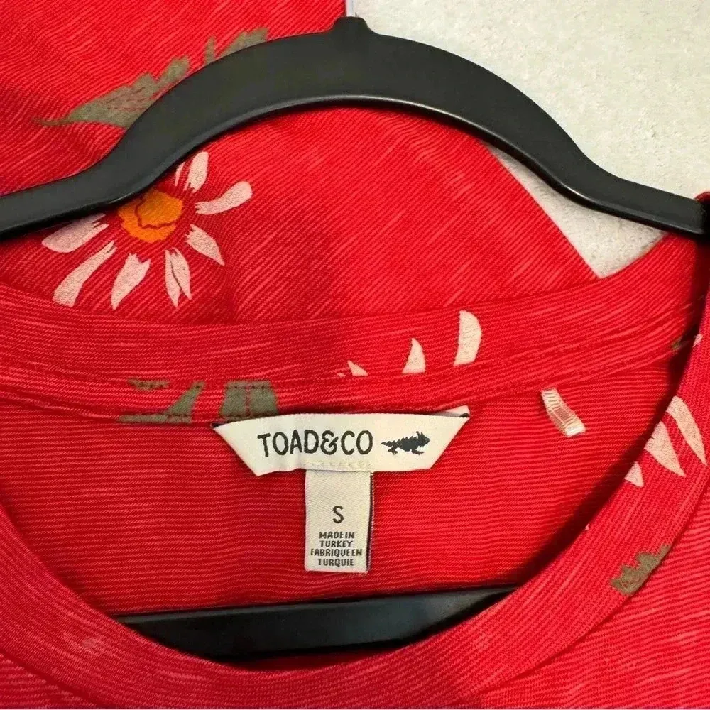 Toad & Co. Women's Windmere II SS Dress size s Red - Image 7