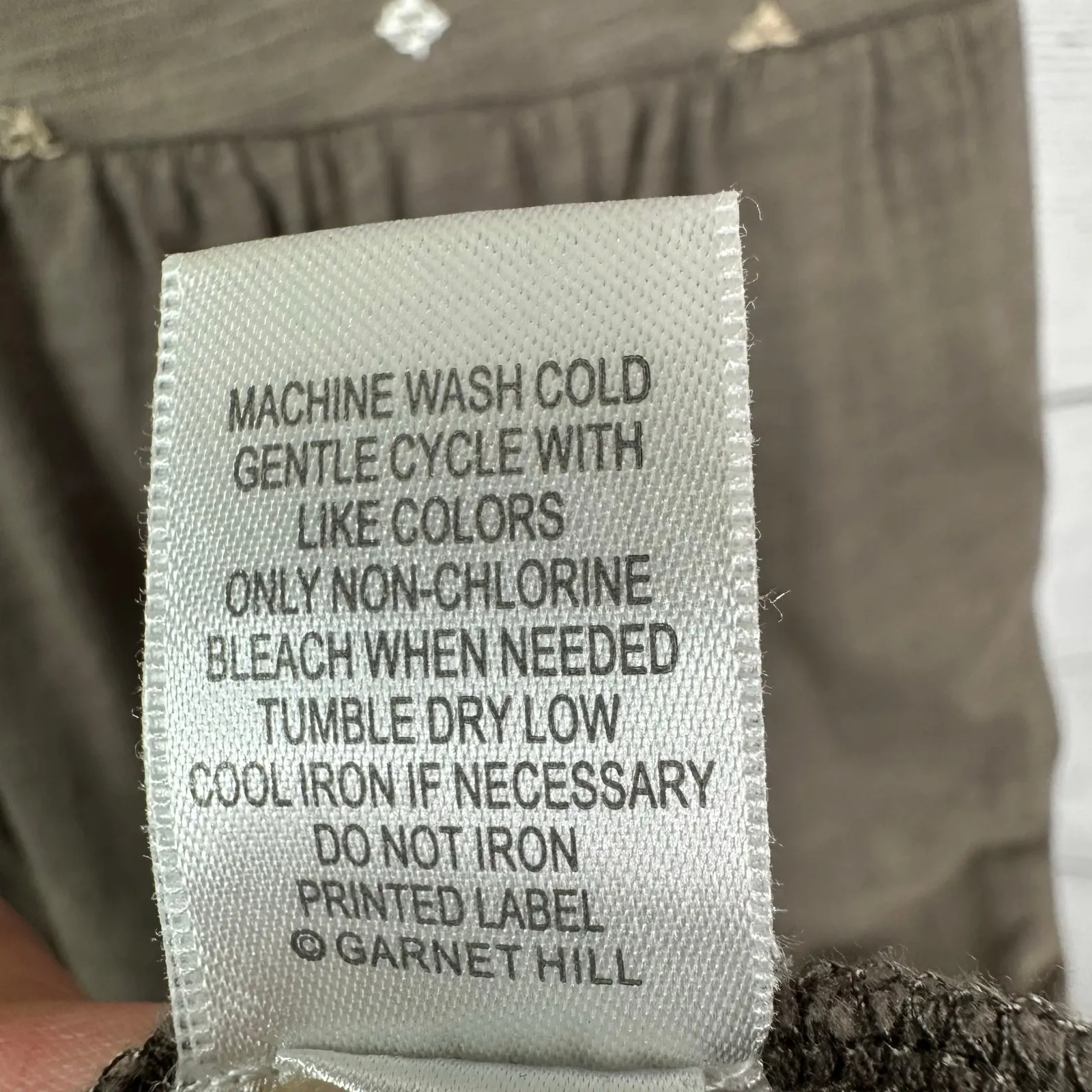 Garnet Hill Womens size 00 Organic Cotton Embroidered Knit Short Sleeve Dress - Image 12