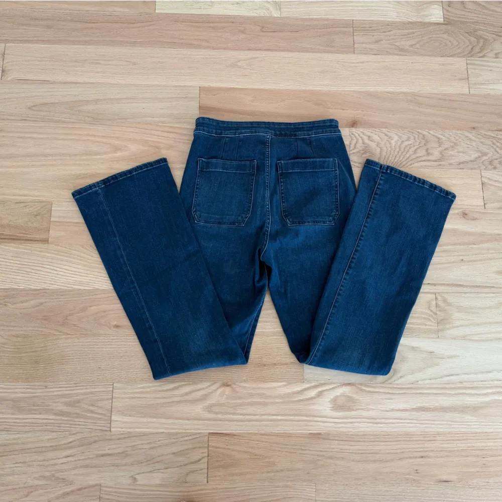 ANTHROPOLOGIE PILCRO DEMILUNE FLARE DENIM BOOTCUT JEANS PANTS BLUE 29 - Image 8