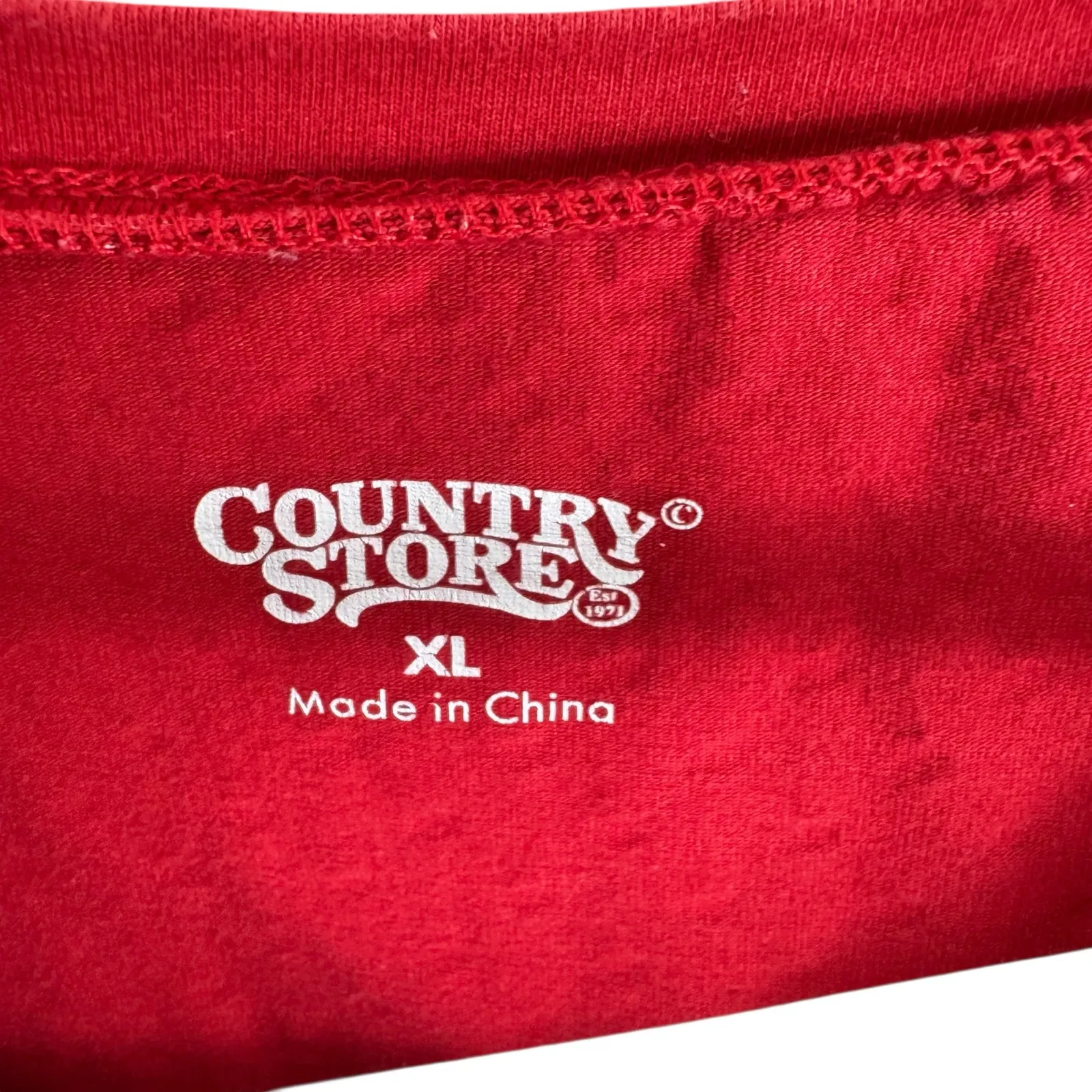 Country Store Red White Polka Dot Cotton Short Sleeve T - Image 4