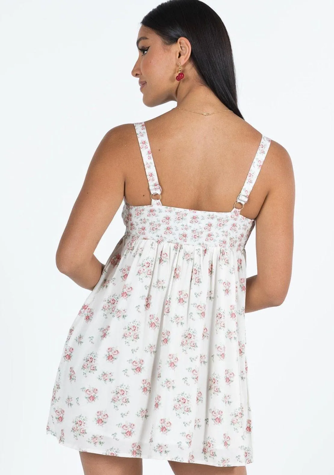 Floral Mini Dress - Image 3