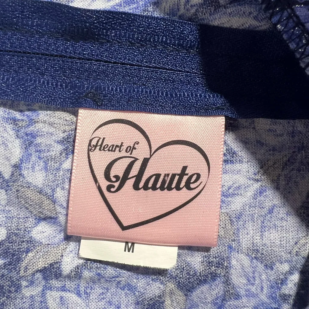 Heart of Haute vintage style dress. | M Blue Size M - Image 7
