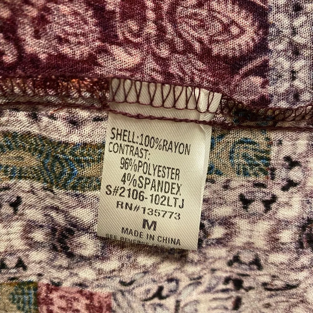 Vici Bohemian Style Balloon Sleeve Blouse Size Medium - Image 5